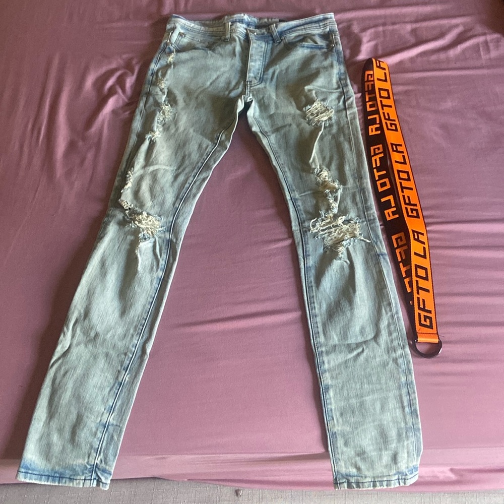 GFTD LA Denim with FREE belt 30x32